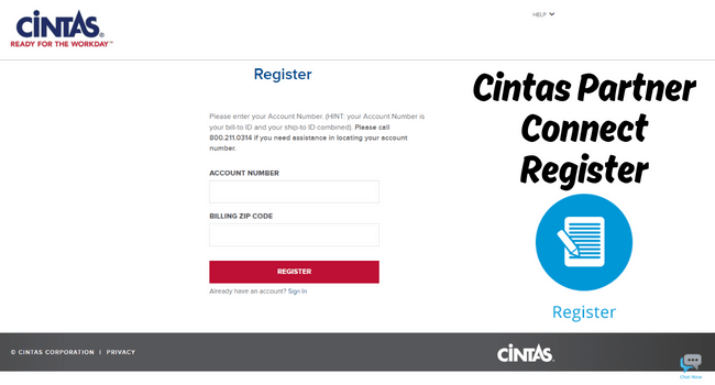 Cintas Partner Connect Register